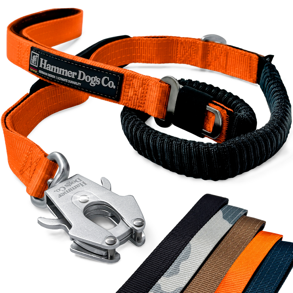 ShockLine Naranja — correa elástica con doble asa