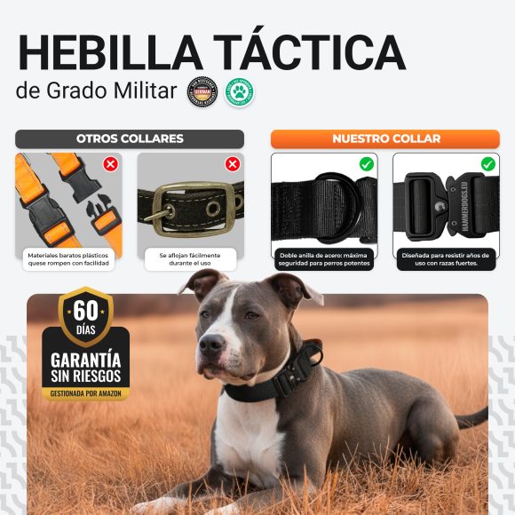 Collar HeavyControl™ + Correa ShockLine™  – Negro básico - Imagen 2