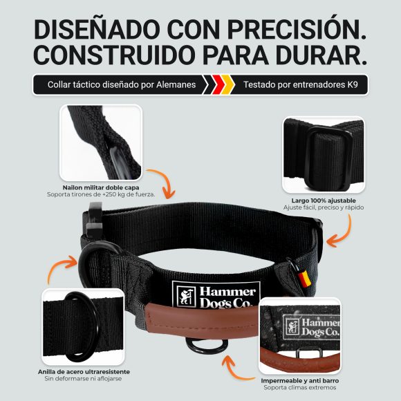Collar HeavyControl™ + Correa ShockLine™  – Negro básico - Imagen 4